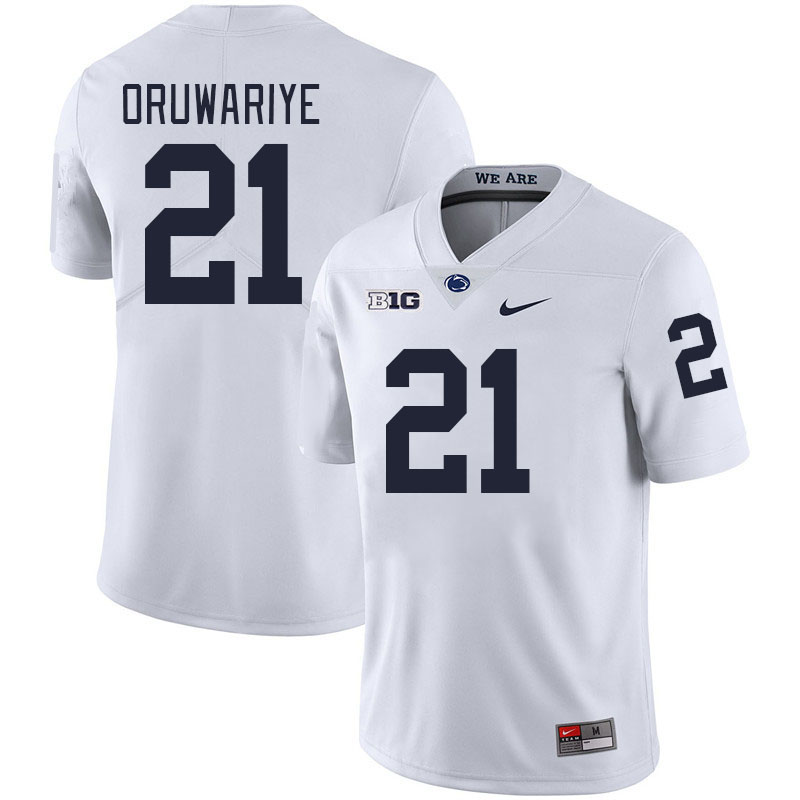 Penn State Nittany Lions #21 Amani Oruwariye College Football Jerseys Stitched Sale-White